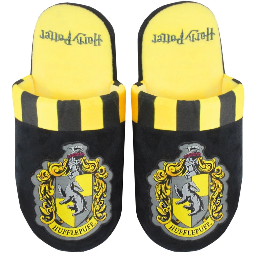 Vanilla Underground Harry Potter Hogwarts House Hufflepuff Slippers Sz 9-10